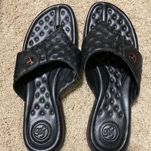 Michael Jordan flip-flops